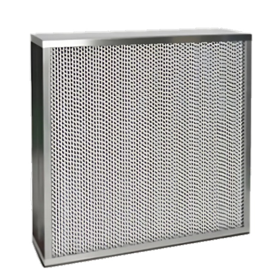 Close-up of a new air filter, crucial for maintaining Indoor Air Quality in DC, ensuring cleaner and healthier indoor environments in the DMV.