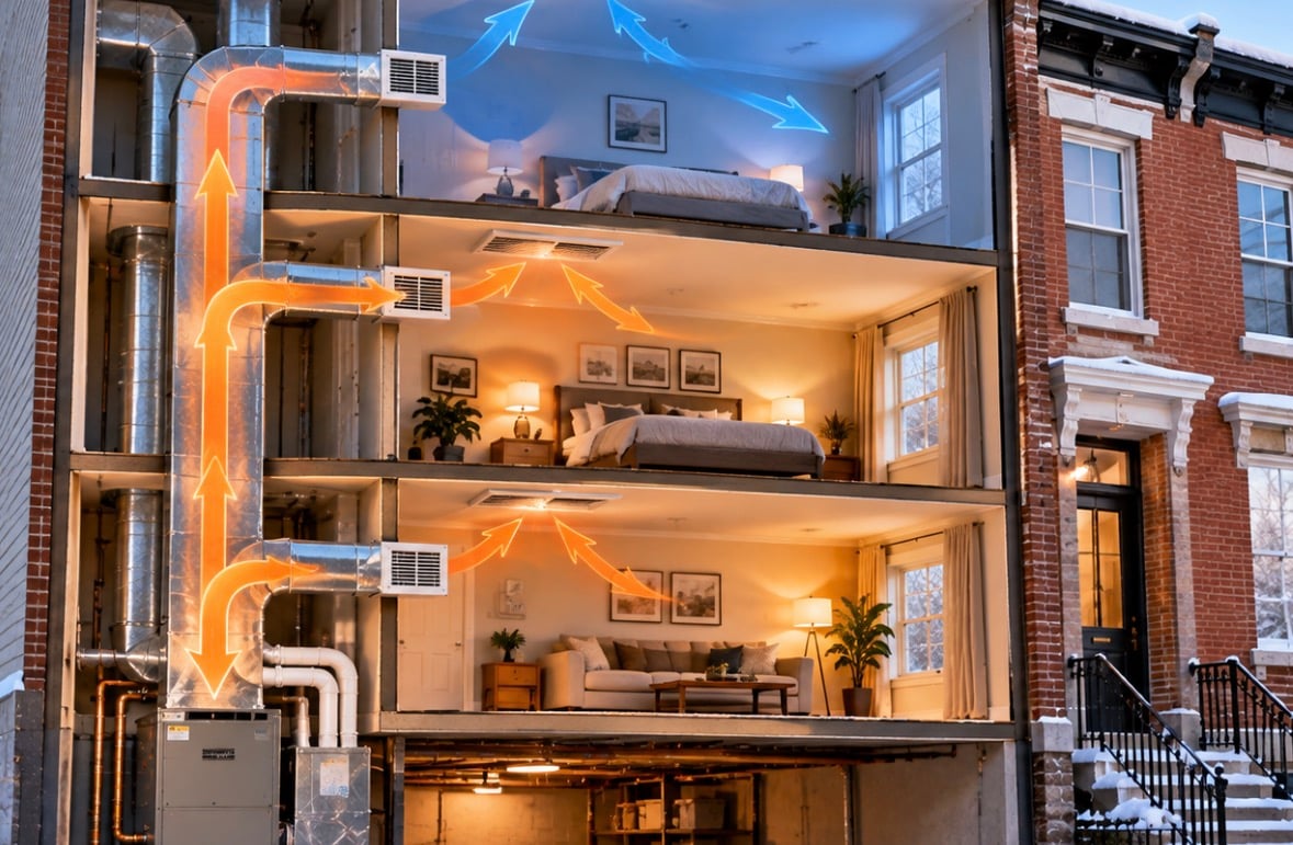 Why One Floor of Your DC Rowhouse Stays Cold All Winter